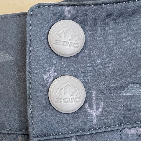 Zoic Women's Navaeh 7 Print Mountain Bike Shorts + Essential Liner Blue Size L - Picture 3 of 16